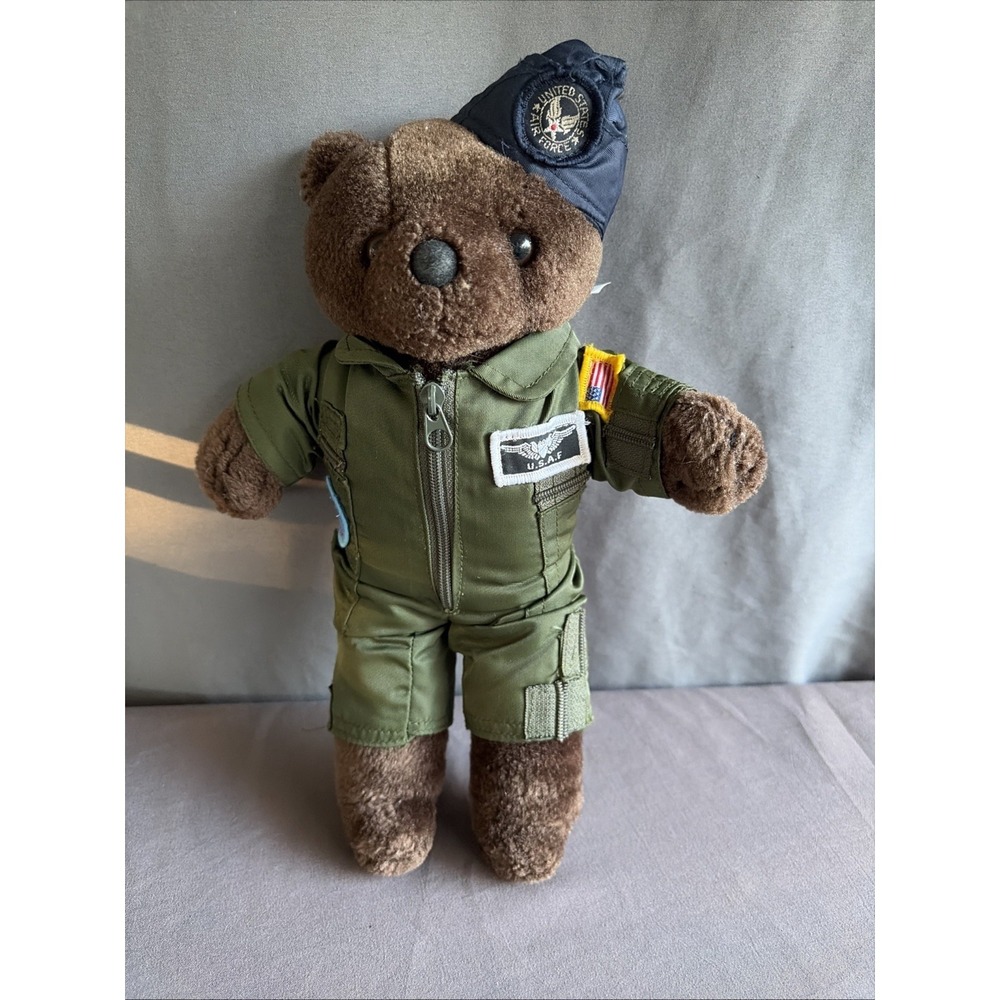 Bear Forces of America USAF Pilot Teddy Bear by Green Inc 11 inch Plush Toy
